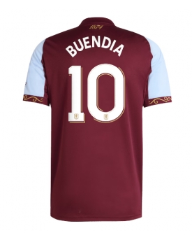Aston Villa Emiliano Buendia #10 Maglia Gara Casa Repliche 2025-26 Maniche Corte